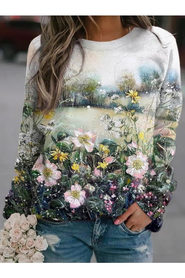 Floral pants and tops