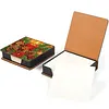 Christmas Candle DIY PU Diamond Painting Note Box with 160 Papers Memo Box