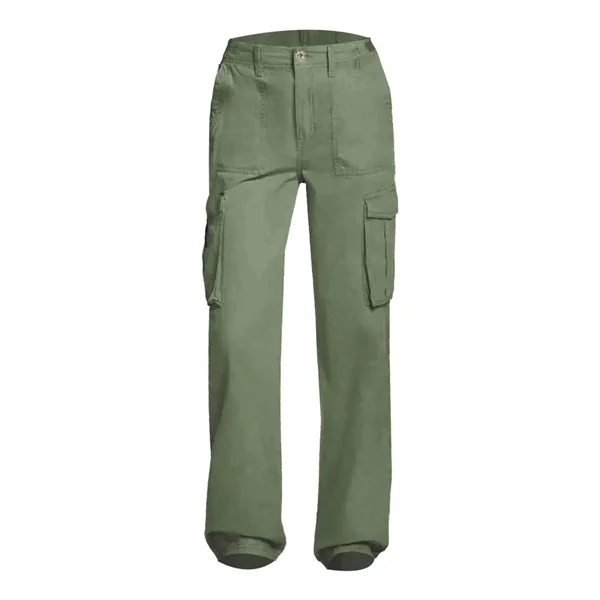 Adjustable Straight Fit Cargo Pants