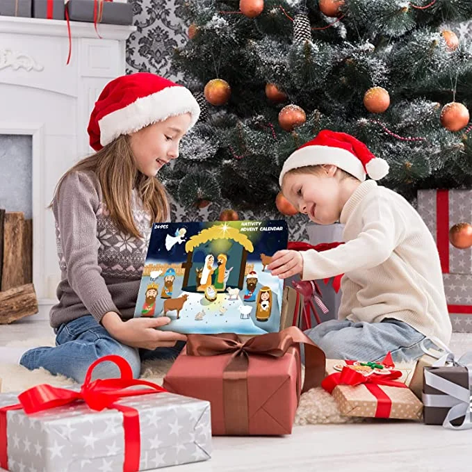 【Christmas Pre-Sale 80% OFF】Nativity Scene Advent Calendar Set