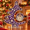 DIY Pearl Diamond Painting Acrylic Stand, Christmas Tabletop Decoration, Special Shaped Diamond Art Craft Kit for Home Decor