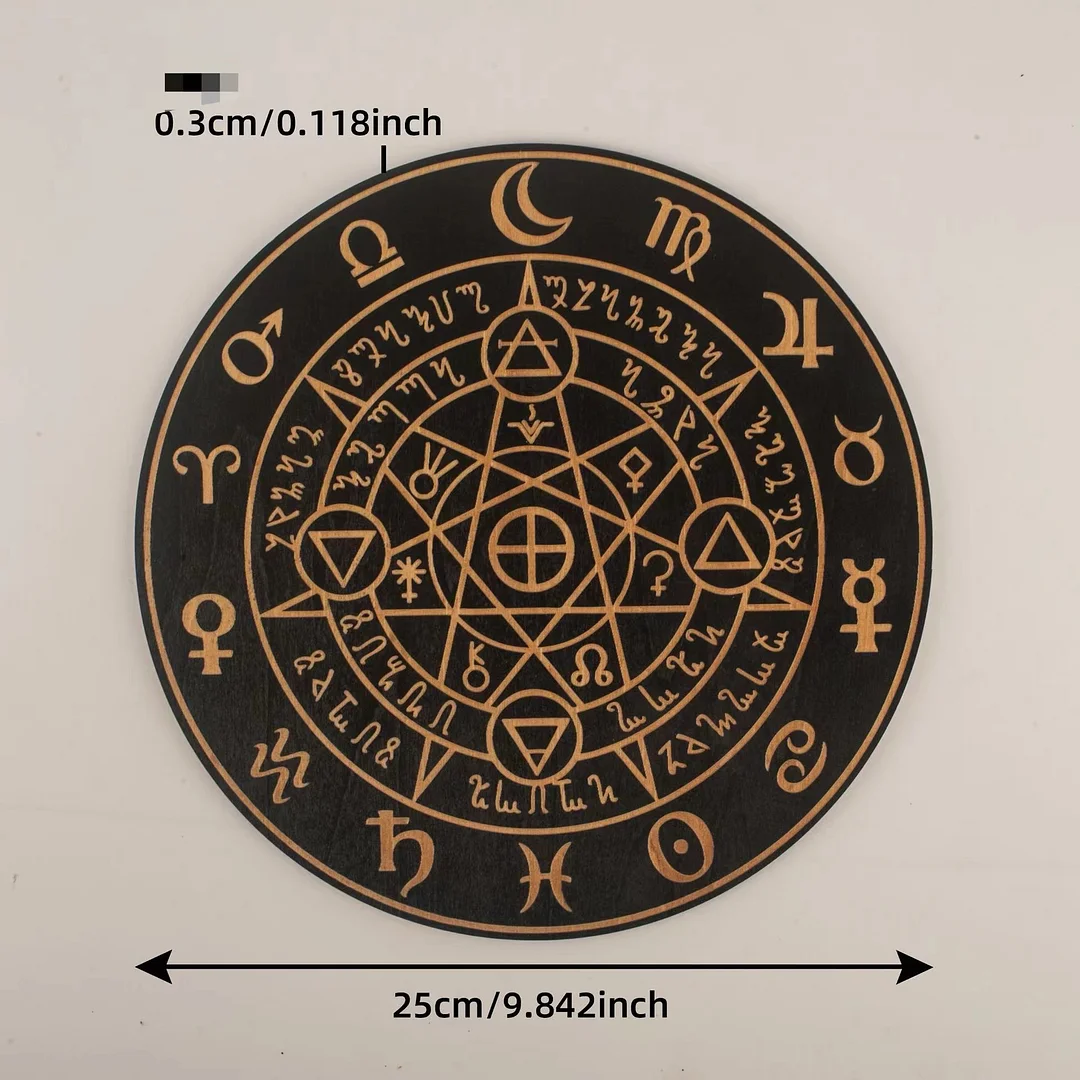 Divination Information Board Metaphysical Message Board Pendulum Board Pendulum Book Pendulums Desk Topper Pendulum Reading Board Table Topper Letter Board Wooden Crystal