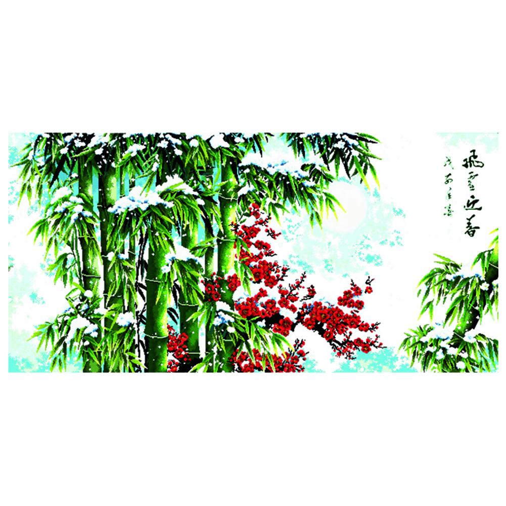 

Flying Snow To Welcome Spring - 14CT Stamped Cross Stitch - 136*70cm, 501 Original