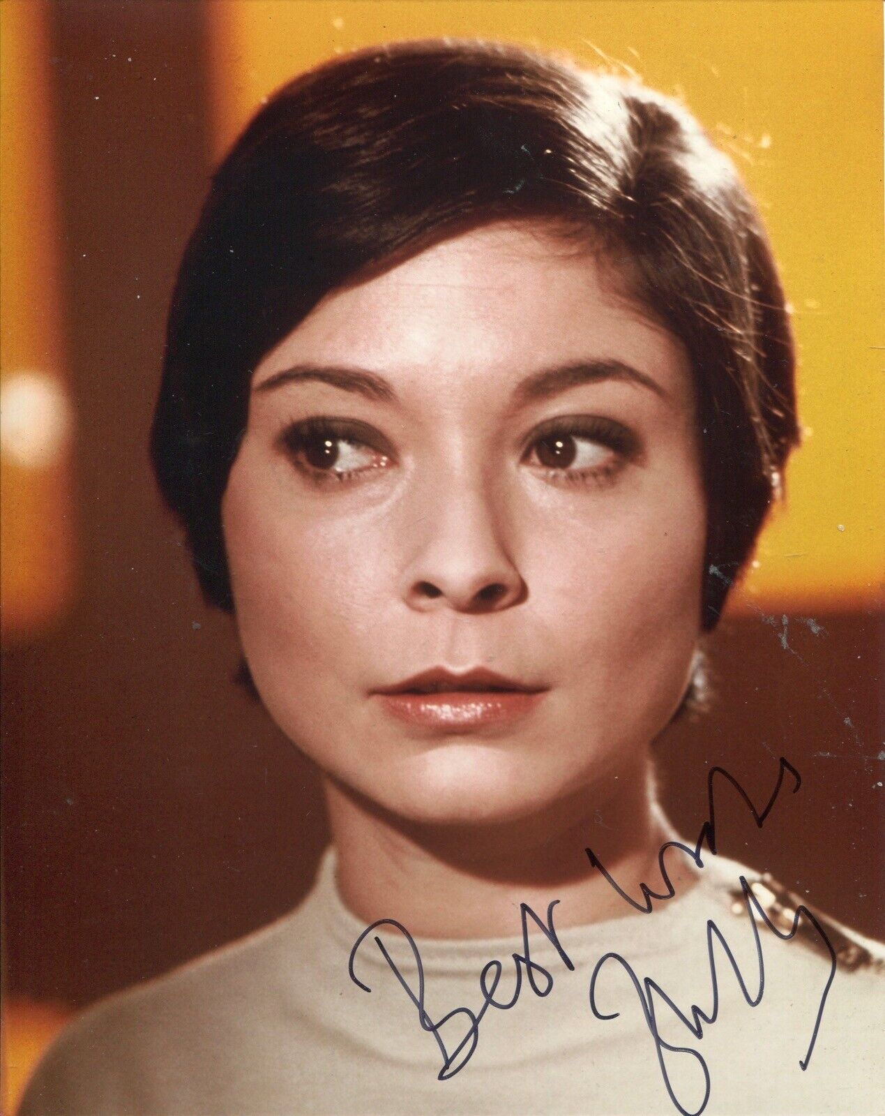 Zienia Merton signed cult TV Sci Fi series SPACE 1999 Photo Poster painting - UACC DEALER