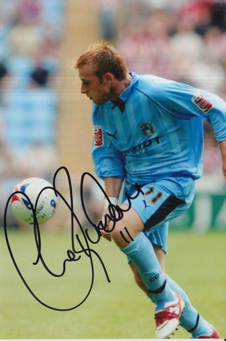 COVENTRY CITY HAND SIGNED CHRIS BIRCHALL 6X4 Photo Poster painting.