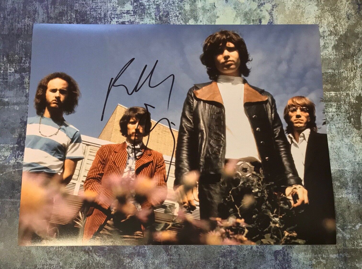 GFA The Doors Guitarist * ROBBY KRIEGER * Signed 11x14 Photo Poster painting PROOF R5 COA