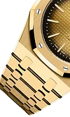 Yellow 904L Steel Smoked Gold Dial - Watch - 39mm