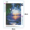Diamond Painting-DIY Full Round Drill Sunrise