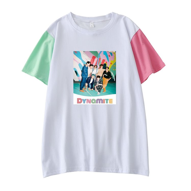 BTS Dynamite Colorblock T-shirt