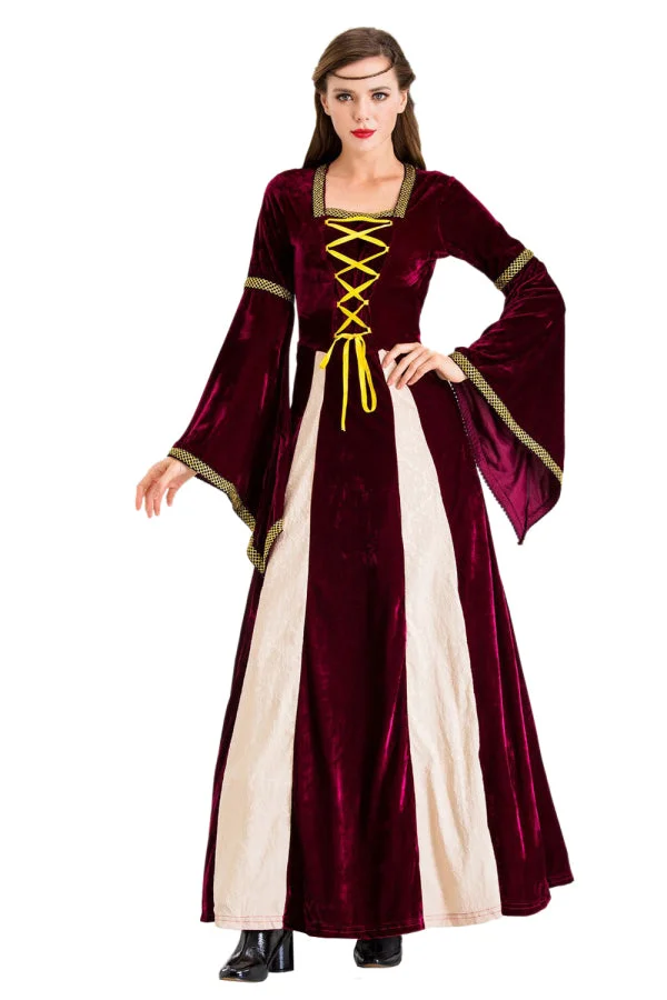 Retro Renaissance Princess Dress Costume-elleschic