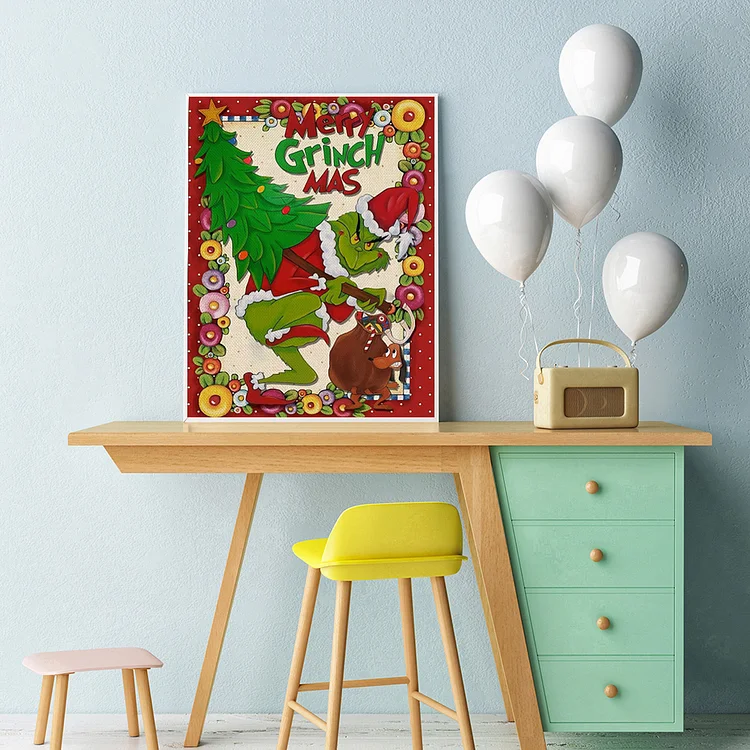 Awesome Grinch Being a Grinch : r/diamondpainting