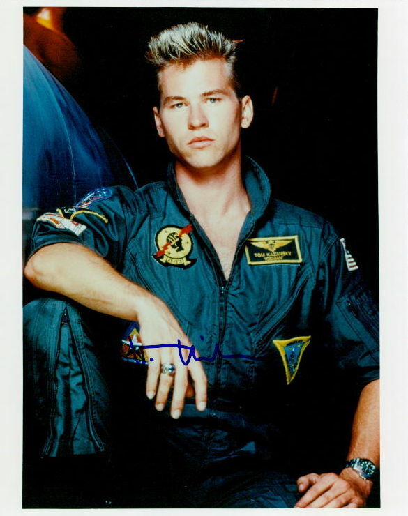 Val Kilmer (Top Gun) signed 8x10 Photo Poster painting in-person