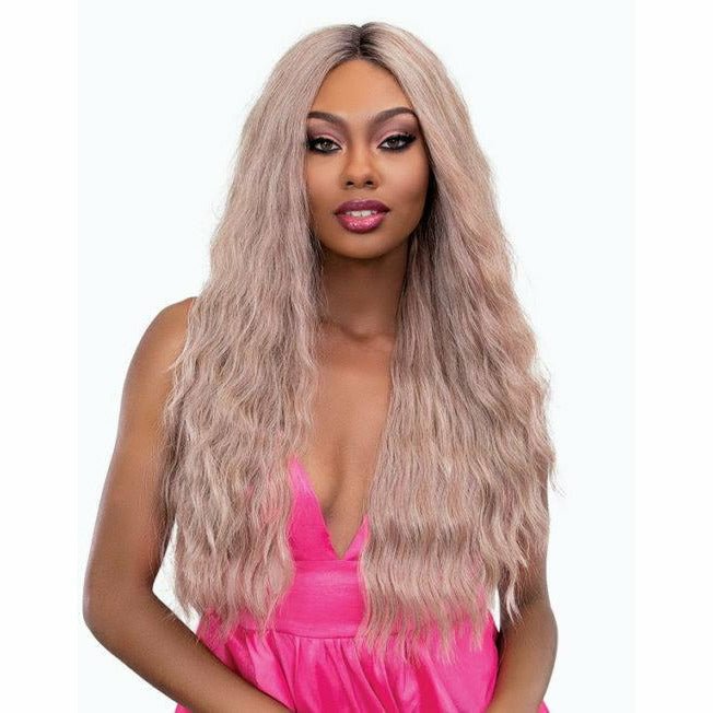 Janet Collection Melt Extended Part Synthetic Lace Front Wig - Angel