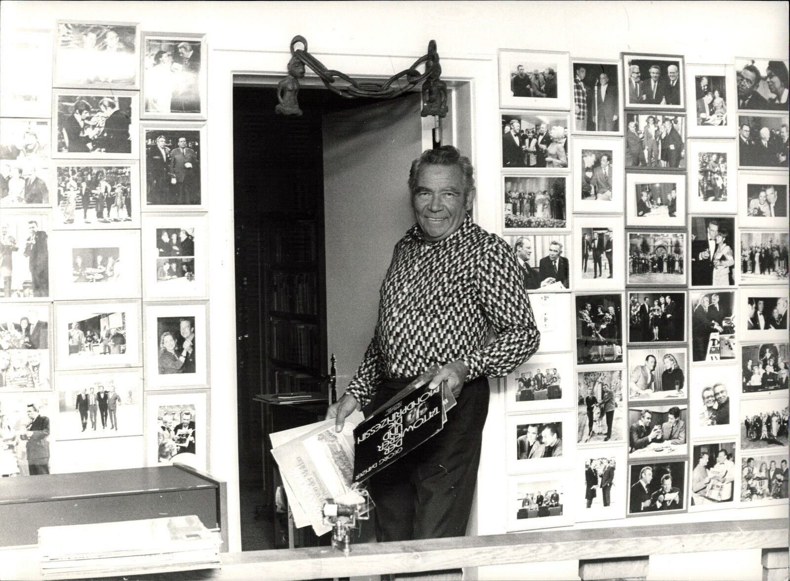 Peter Frankenfeld - Vintage Press Photo Poster painting Norbert Unfried (U-5908