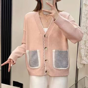 Chicfifth Sweater Women Winter Long Sleeve High Quality Autumn Vintage Top Knitted Cardigan