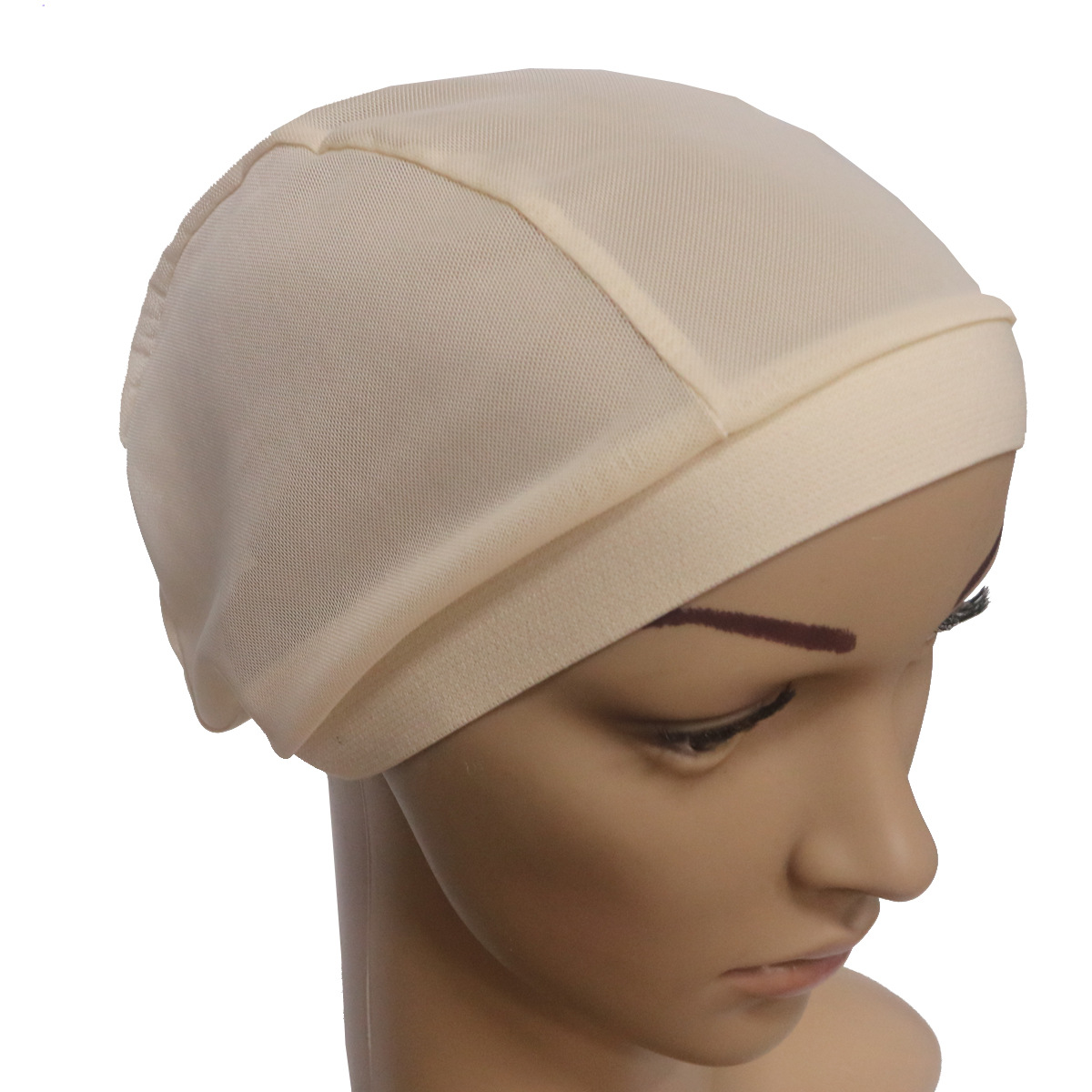Women Mesh Solid Color Brimless Bottoming Hat | Oxredo Shop Ramadan Sale