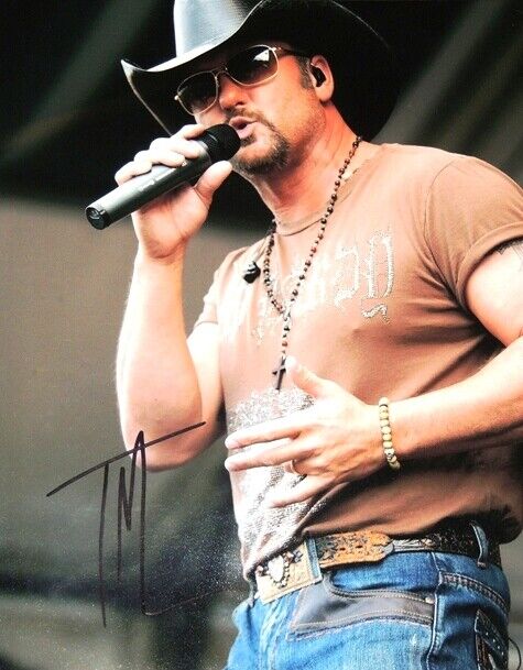 Tim McGraw Signed - Autographed Country Music Singer 11x14 inch Photo Poster painting w/ COA