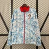 2024 Portugal Reversible Windbreaker Red White Football Jersey 1:1 Thai Quality