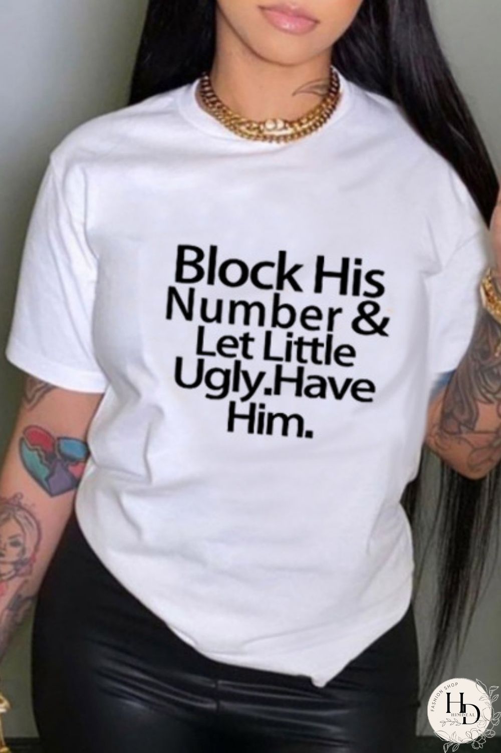 Black Casual Letter Print Basic O Neck T-Shirts