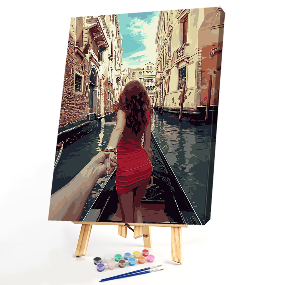 40*50CM - Paint By Numbers - Hold Hands, 501 Original