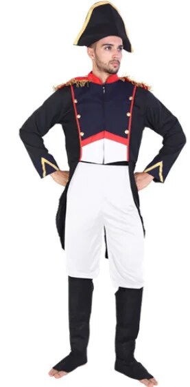 [Wetrose] In Stock Napoleon Cosplay Costume Man Napoléon Bonaparte Halloween France Suit Movie Full Set Hat France