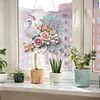 (US Local)Acrylic Special Shape Peacock 5D DIY Diamond Painting Dots Pendant for Window