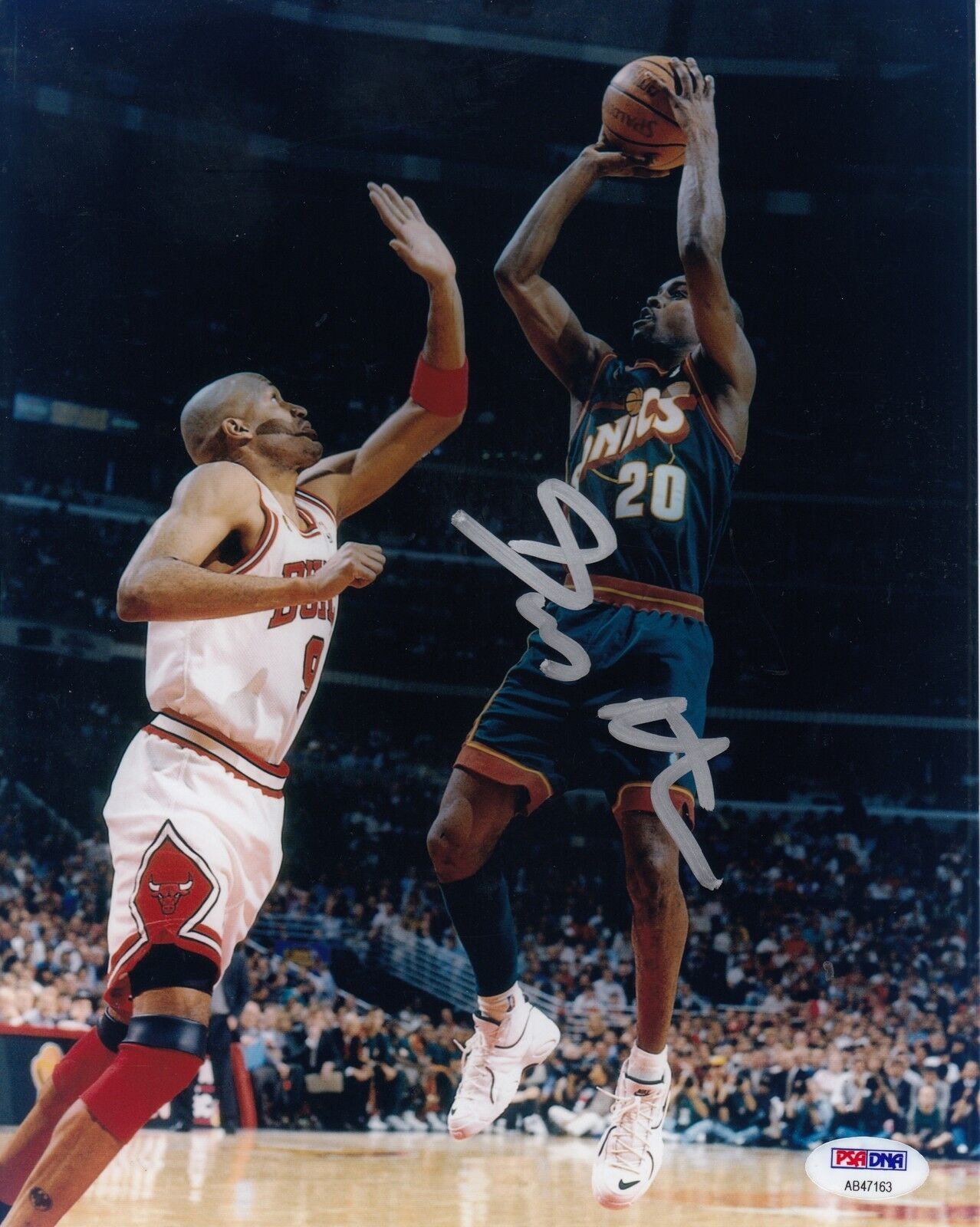 Gary Payton #1 8x10 Signed Photo Poster painting W/PSA DNA Seattle Supersonics 091618