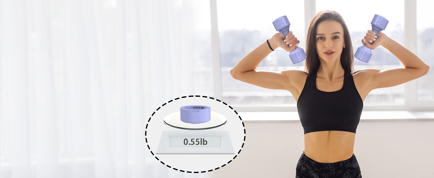dumbbell purple