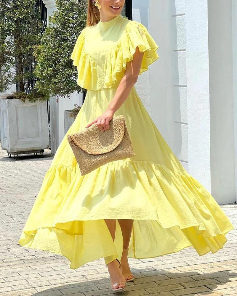 Women's Solid Color Dress