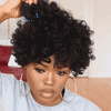 Best Design Africa Spiral Kinky Hair Short Curly Wig