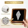 12Pcs DIY Pearl Painting Dessert for Home Wall Decor(15x15cm)