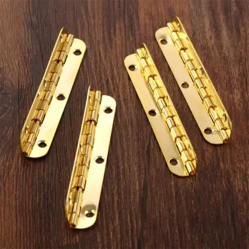 Pornhint 4pcs Rounded Corner Wood Chest Butt Hinges Craft Dollhouse Cabinet Hinge Decor New