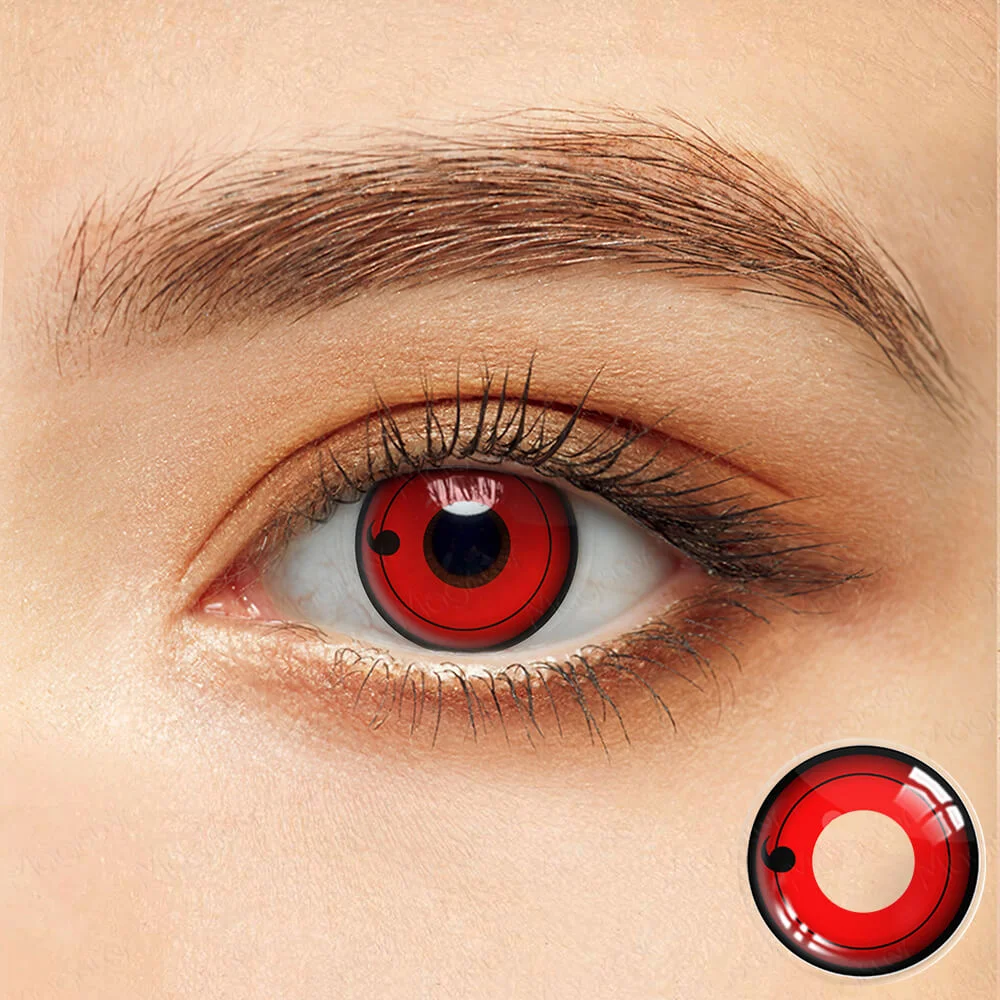 Naruto Magatama Sharingan Cosplay Contacts