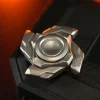 Mini Mechanical Open-armor Fingertip Gyroscope Snap Coin Push Card EDC Toy