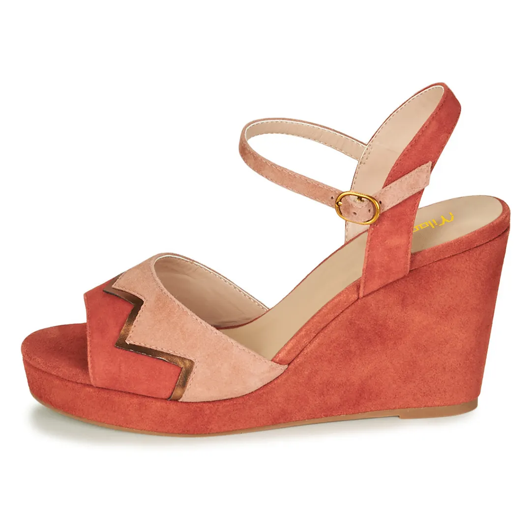 Orange Open Toe Sandal