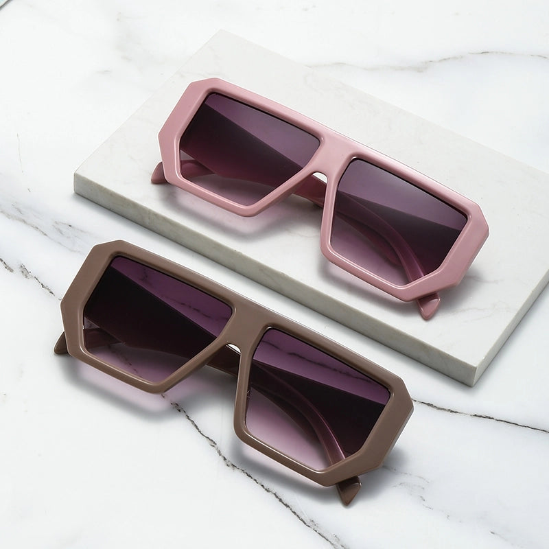 Elegant Minimalist Sunglasses Pc Square Full Frame Women's Sunglasses