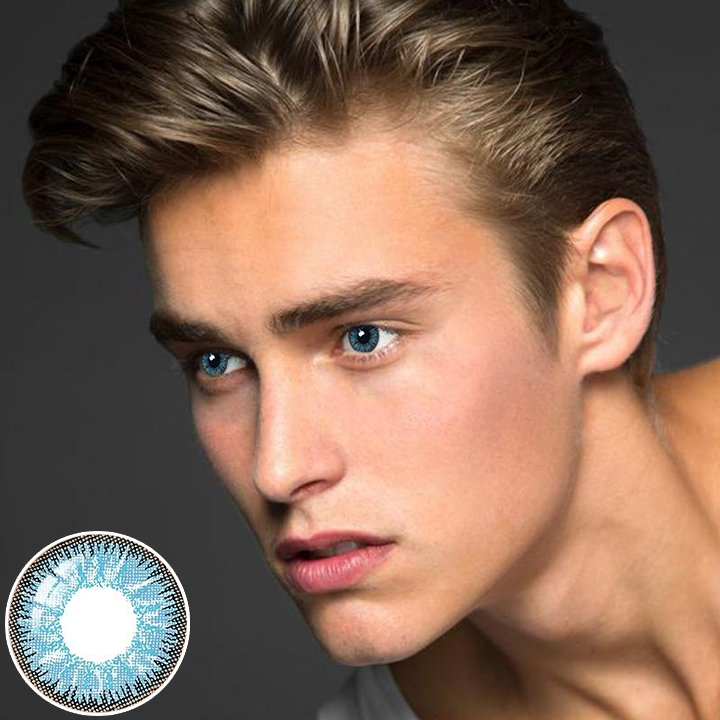 Men's Nonno BLUE Colored Contacts