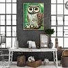 Diamond Painting-DIY Full Round Drill Owl