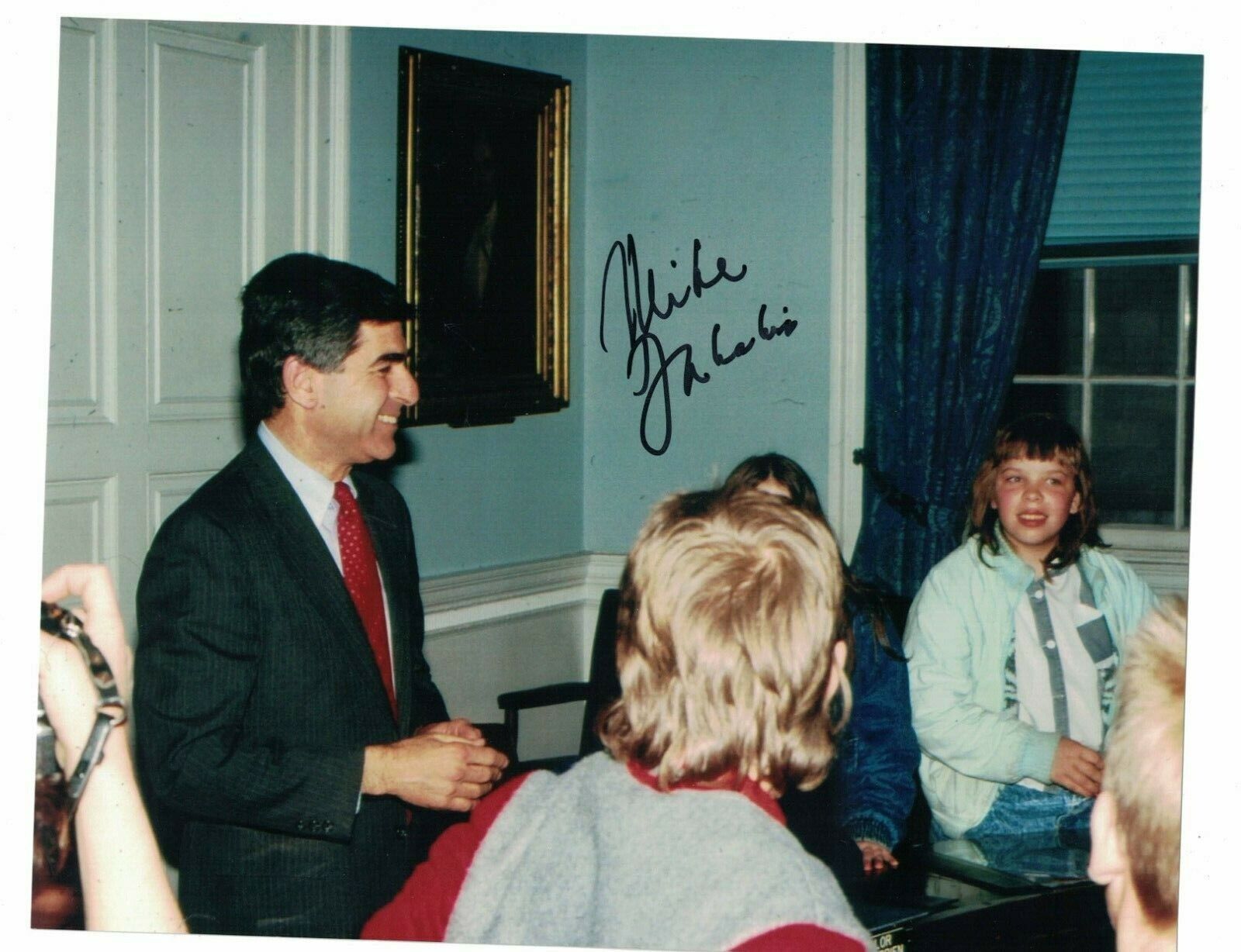 Mike Dukakis Presidential Candidate Signed 8 x 10