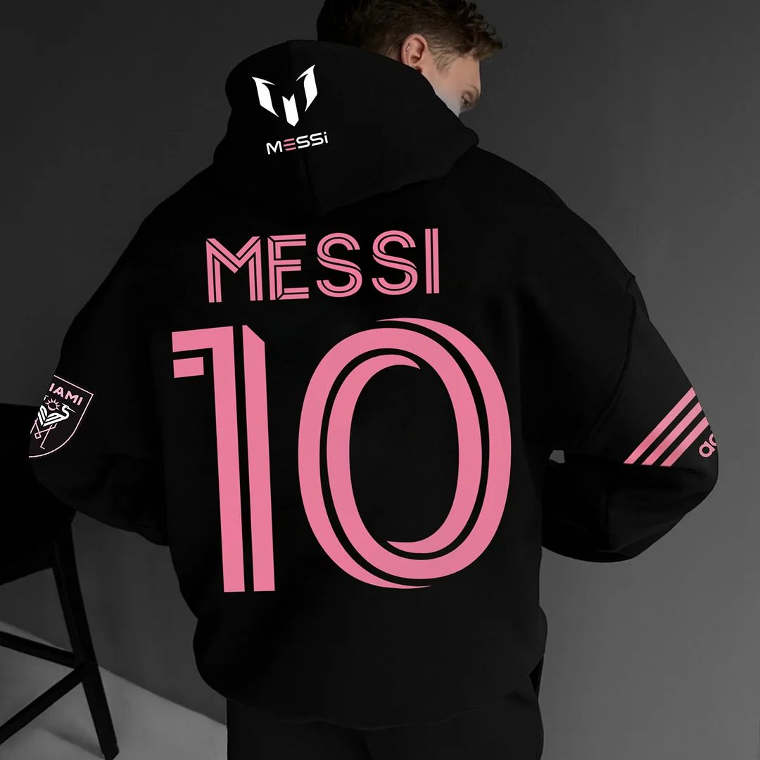 Unisex Oversize Messi Hoodie、、URBENIE