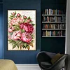 (Big Size)Peony Bouquet - 11CT Stamped Cross Stitch 40*60cm/15.75*23.62in