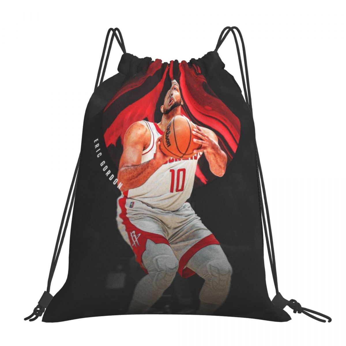 Houston Rockets Eric Gordon Drawstring Bags for School Gym