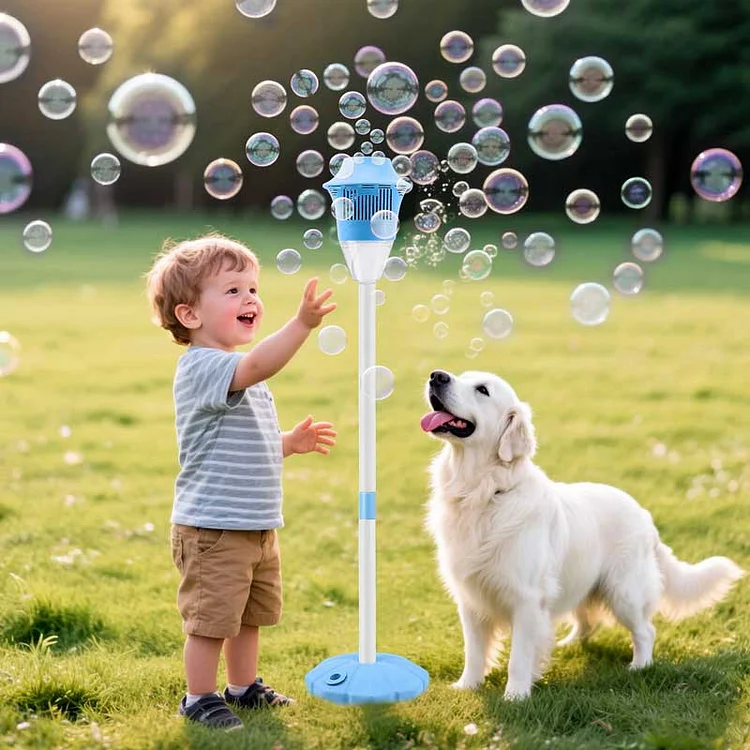 Bubble Torch Toys for Kids  - Adjustable Height Stand