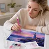 Resin Diamond Painting Point Drill Pen Dual-Ended Diamonds (Rose Red)