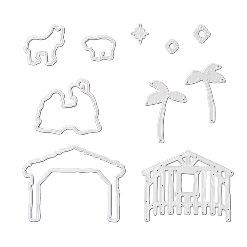 

Farm Series Metal Cutting Die Transparent Seal Stamp for DIY Scrapbooking, Seal - st0354a1, 501 Original