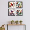 (US Local)Bird-Paint By Numbers Kit(30x30cm)