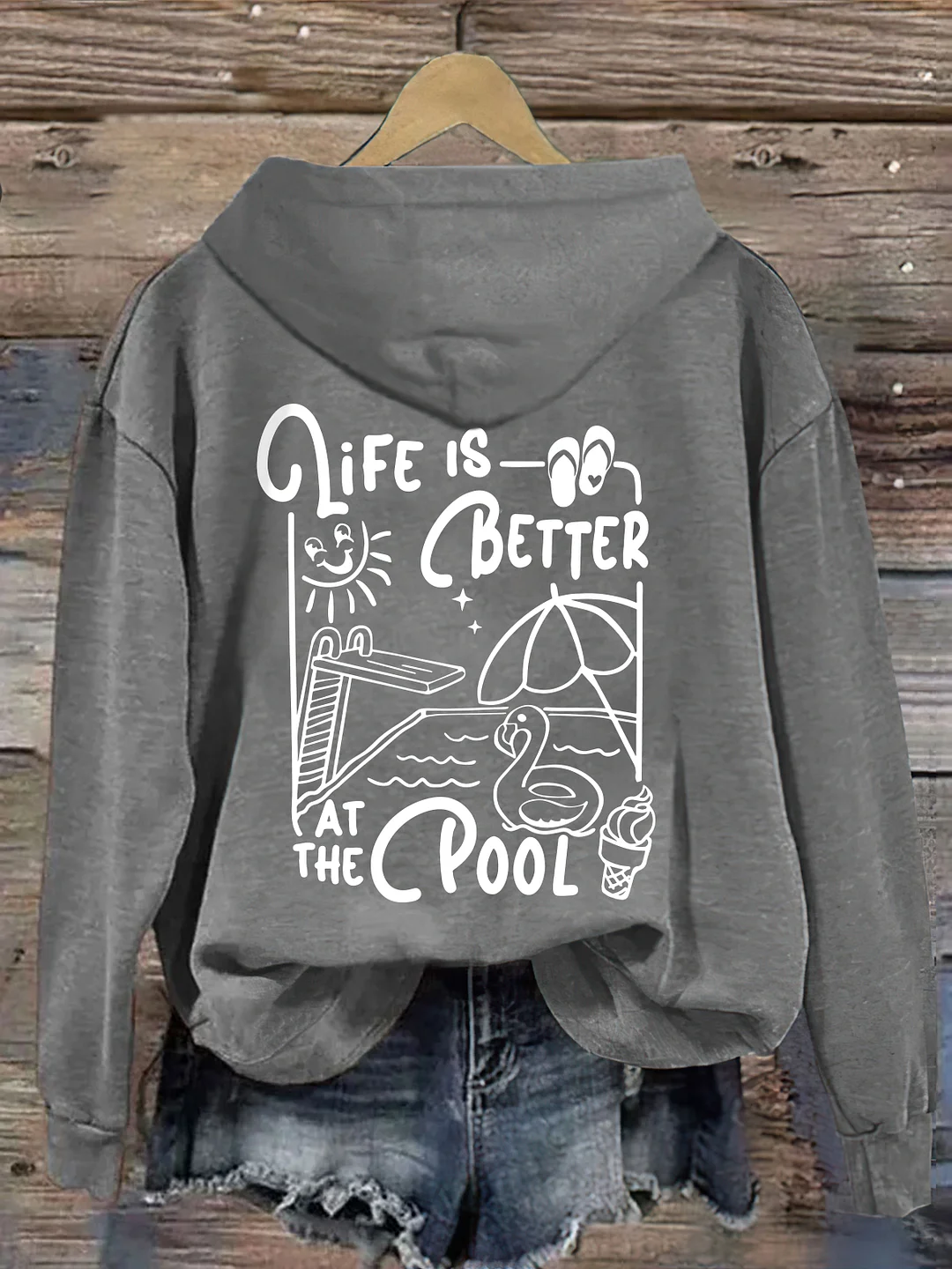 Life Is Better At The Pool Hoodie