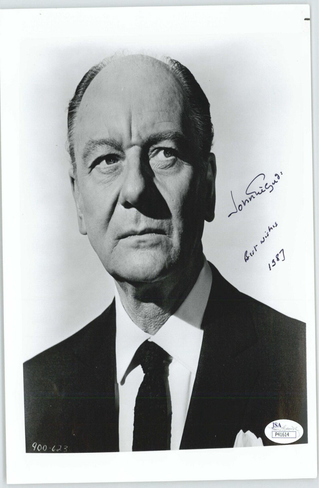 JOHN GIELUND, ACTOR (DECEASED) SIGNED 8X10 JSA AUTHENTICATED COA #P41614