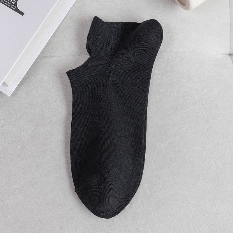 Nutriglowdiet 5 Pairs Pack Comfortable Bamboo Fiber Socks For Men's No Show With Heel Tab Cushion Ankle Compression Running Athletic Low Cut