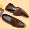 Mens Casual Leather Loafers Dress Shoes